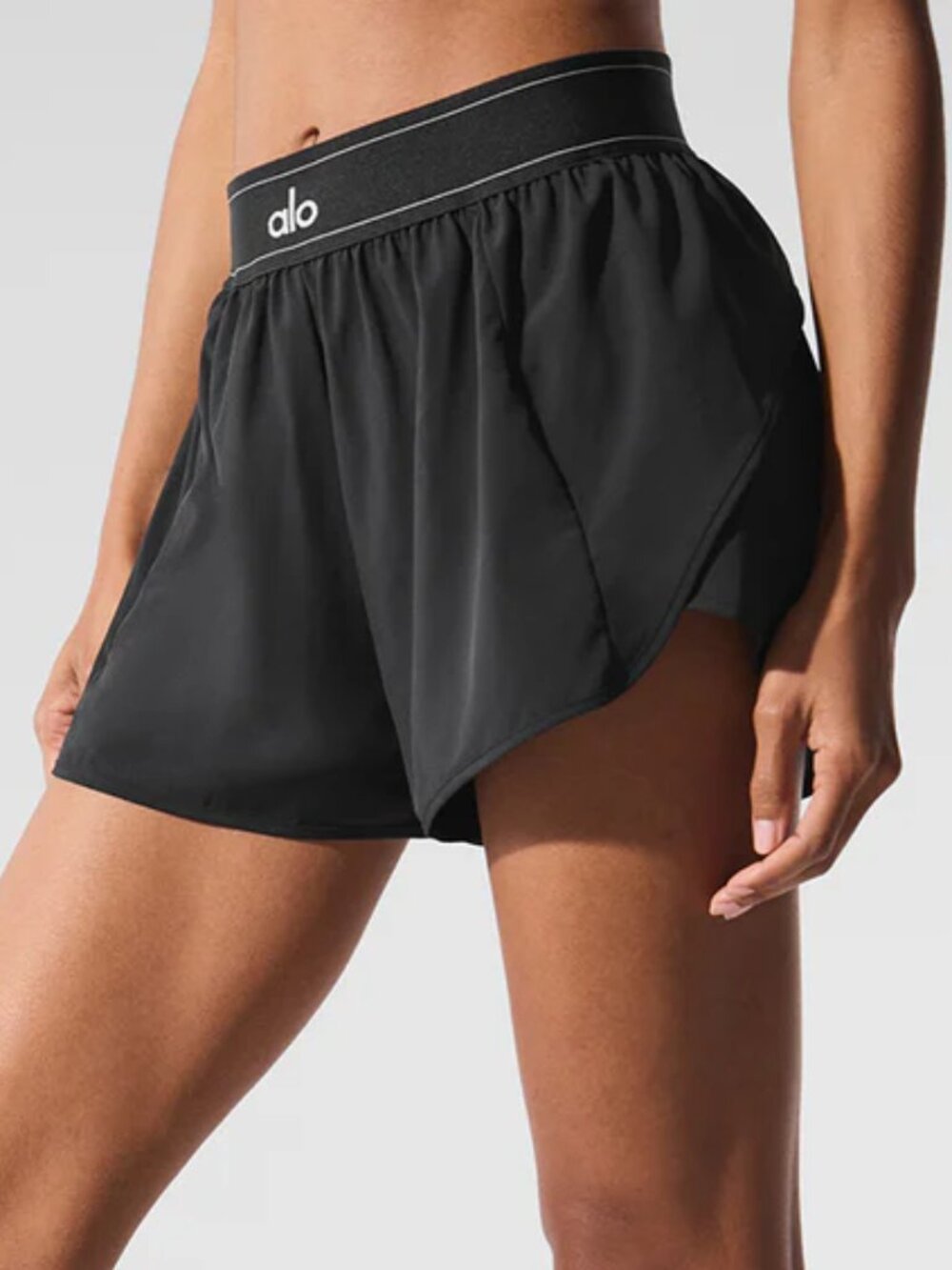 🖤 NWT ALO Yoga Match Point Short | Black Athletic Workout Shorts